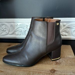 Calvin Klein Brown Ankle Boots
